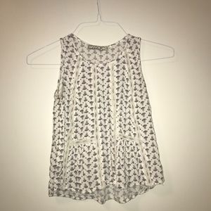 Floral Patterned Tank Top